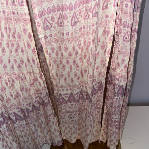 Boho Beachy Chic Maizy Cummings Maxi Dress pinks Size Medium - Picture 5 of 11